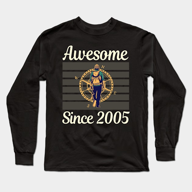 Wander man 2005 Long Sleeve T-Shirt by lainetexterbxe49